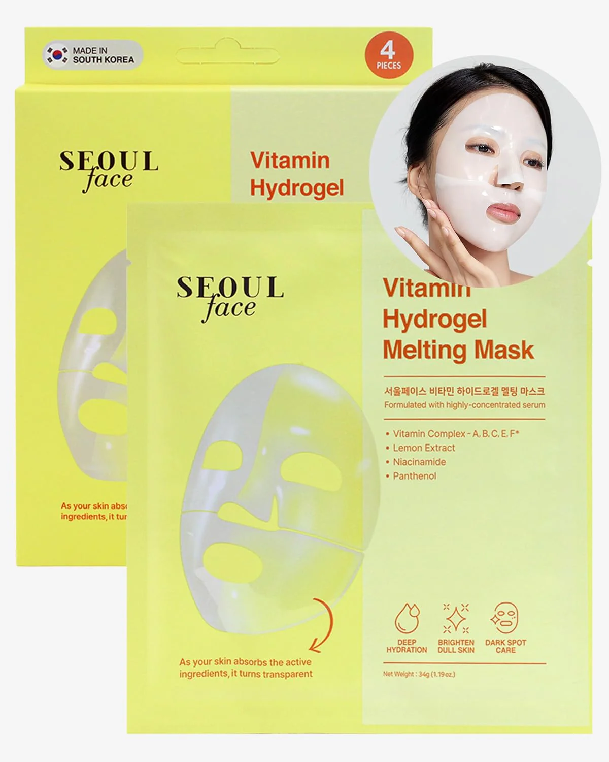 Vitamin Hydrogel Melting Mask from korea